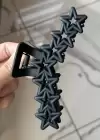 Siyah Renk Yıldız Figürlü Mandal Toka