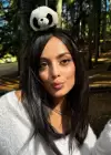Siyah Ve Beyaz Renk Panda Figürlü Peluş Taç