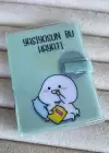 Su Yeşili Renk Yaşıyosun Bu Hayatı Yazılı Mini Defter