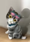 Süs Eşyası Kedi Figürlü Biblo