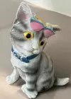 Süs Eşyası Kedi Figürlü Biblo