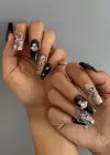 Taşlı Nail Art Detaylı Protez Tırnak