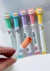 Tavuk Figürlü 6lı Fosforlu Kalem Set