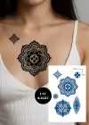 Trabel Figürlü 12 Saat Sonra Kararan Geçici Orta Dövme Tattoo