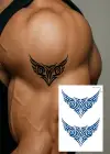 Tribal Figürlü 12 Saat Sonra Kararan Geçici Dövme Tattoo