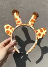 Turuncu Renk Zürafa Kulağı Figürlü Taç