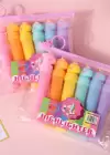 Unicorn Figürlü 6lı Fosforlu Kalem Set