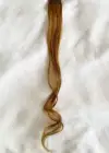 Yan Çıt Çıt Postiş /Kahve Renk Dalgalı / 50 Cm