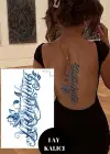 Yazı Detaylı 12 Saat Sonra Kararan Geçici Dövme Tattoo