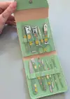 Yeşil Renk Kavun Figürlü 12li Manikür Pedikür Seti