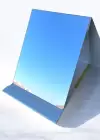 Yeşil Renk Kivi Figürlü Masa Aynası