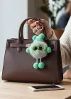 Yeşil Renk Peluş Detaylı Anahtarlık