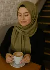 Yeşil Renk Tafta Şal