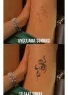 Yılan Figürlü 12 Saat Sonra Kararan Geçici Dövme Tattoo