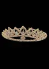 Zirkon Taşlı Gelin/Kına/Nişan/Söz Tasarım Taç