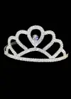 Zirkon Taşlı Gelin/Kına/Nişan/Söz Tasarım Taç