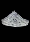 Zirkon Taşlı Gelin/Kına/Nişan/Söz Tasarım Taç