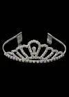 Zirkon Taşlı Gelin/Kına/Nişan/Söz Tasarım Taç