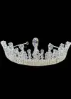Zirkon Taşlı Gelin/Kına/Nişan/Söz Tasarım Taç