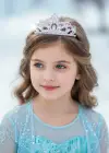 Zirkon Taşlı Tasarım Çocuk Taç
