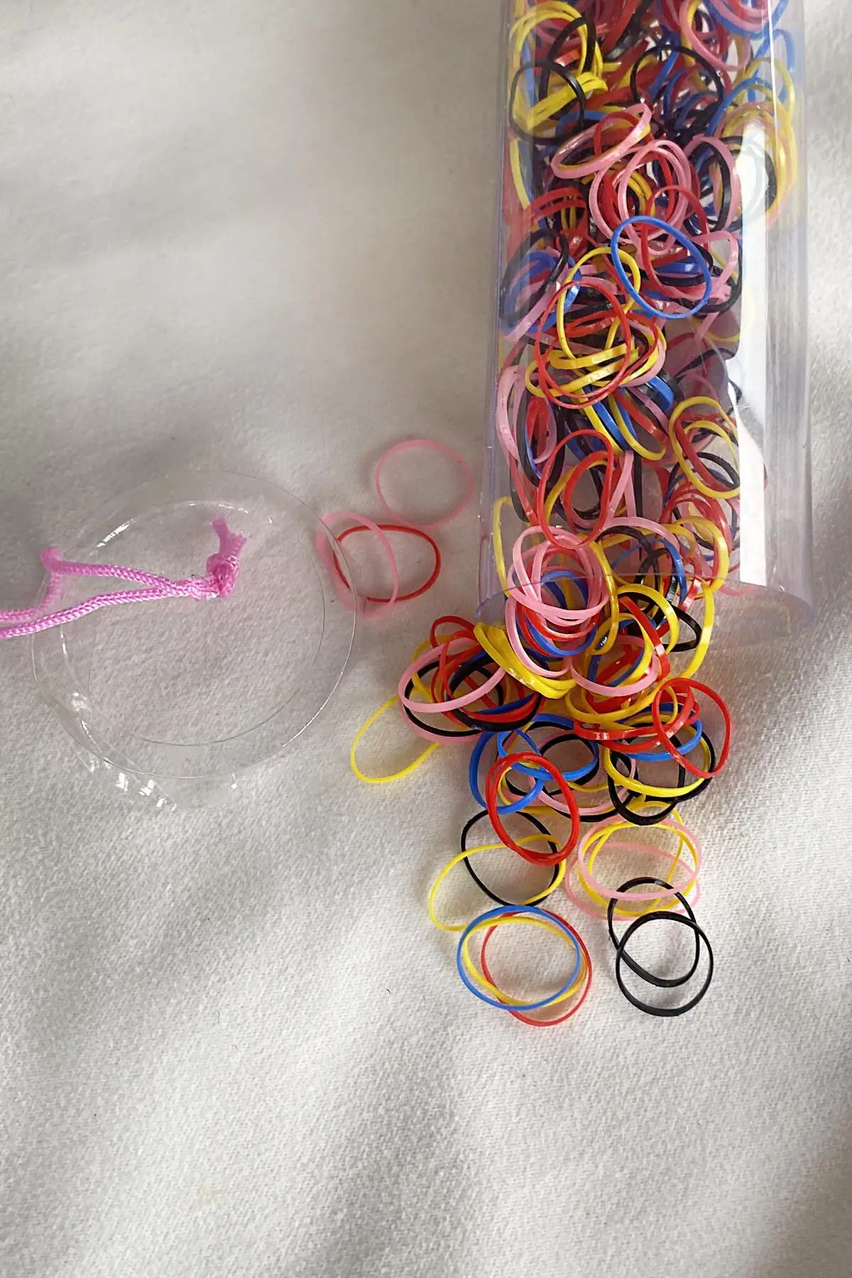 12li Karışık Renk Kutu Perma Lastik Toka Set