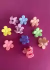 10lü Karışık Renk Küçük Boy Mandal Toka Set