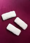 3lü Krem Renk Peluş Yan Toka Set