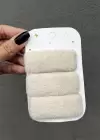 3lü Krem Renk Peluş Yan Toka Set