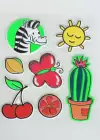 Çok Amaçlı Paket Sticker (Kıyafet-çanta-telefon)