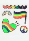 Çok Amaçlı Paket Sticker (Kıyafet-Çanta-Telefon)