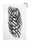 Geçici Büyük Sarmal Dövme Tattoo