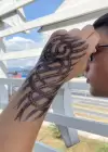 Geçici Büyük Sarmal Dövme Tattoo