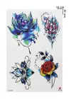 Geçici Çiçek ve Gül Dövme Tattoo