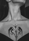 Geçici Ejderha Modelli Dövme Tattoo