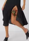 Geçici Kadın Modelli Dövme Tattoo