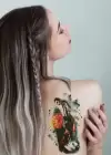 Geçici Kadın Saat Dövme Tattoo