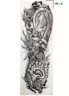 Geçici Karışık Modelli Kol Dövme Tattoo