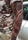 Geçici Karışık Modelli Kol Dövme Tattoo