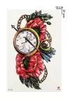 Geçici Saat Ve Ok Dövme Tattoo