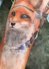 Geçici Tilki Dövme Tattoo