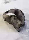 Gri Renk Kıvrım Figürlü Mandal Toka