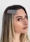 Gri Renk Kumaş Yan Toka