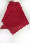 Kırmızı Renk Fileli Fular