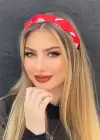 Kırmızı Renk Papatya Desenli Taç