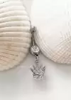 Kral Tacı Figürlü Göbek Piercingi