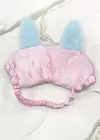 Mavi Renk Kedi Figürlü Uyku Bandı