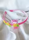Pembe Renk Ananas Figürlü Çocuk Taç
