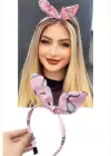 Pembe Renk Flamingo Desenli Telli Taç