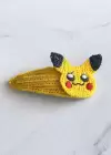 Sarı Renk Pikachu Figürlü Yan Toka