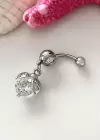 Uğur Böceği Figürlü Göbek Piercingi